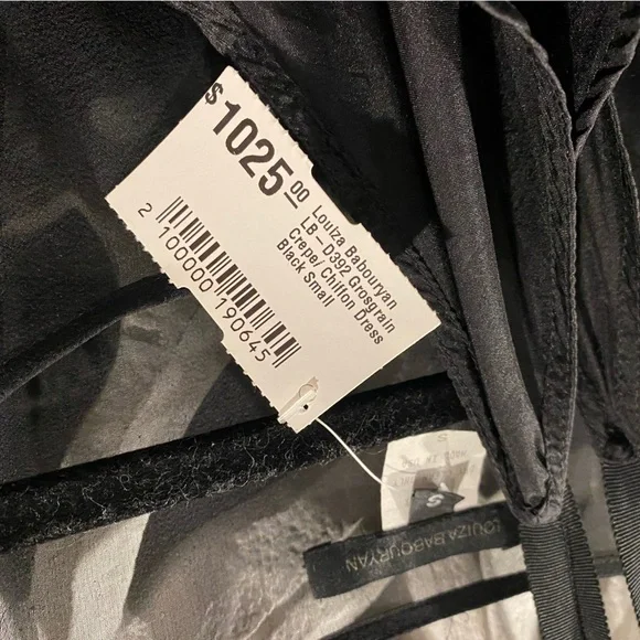 Louiza Babouryan Sheer Chiffon Dress - Picture 4 of 4